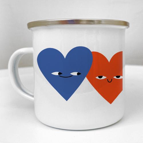 Кружка металлическая Camper Он и она 250 мл (KRM_23S077)