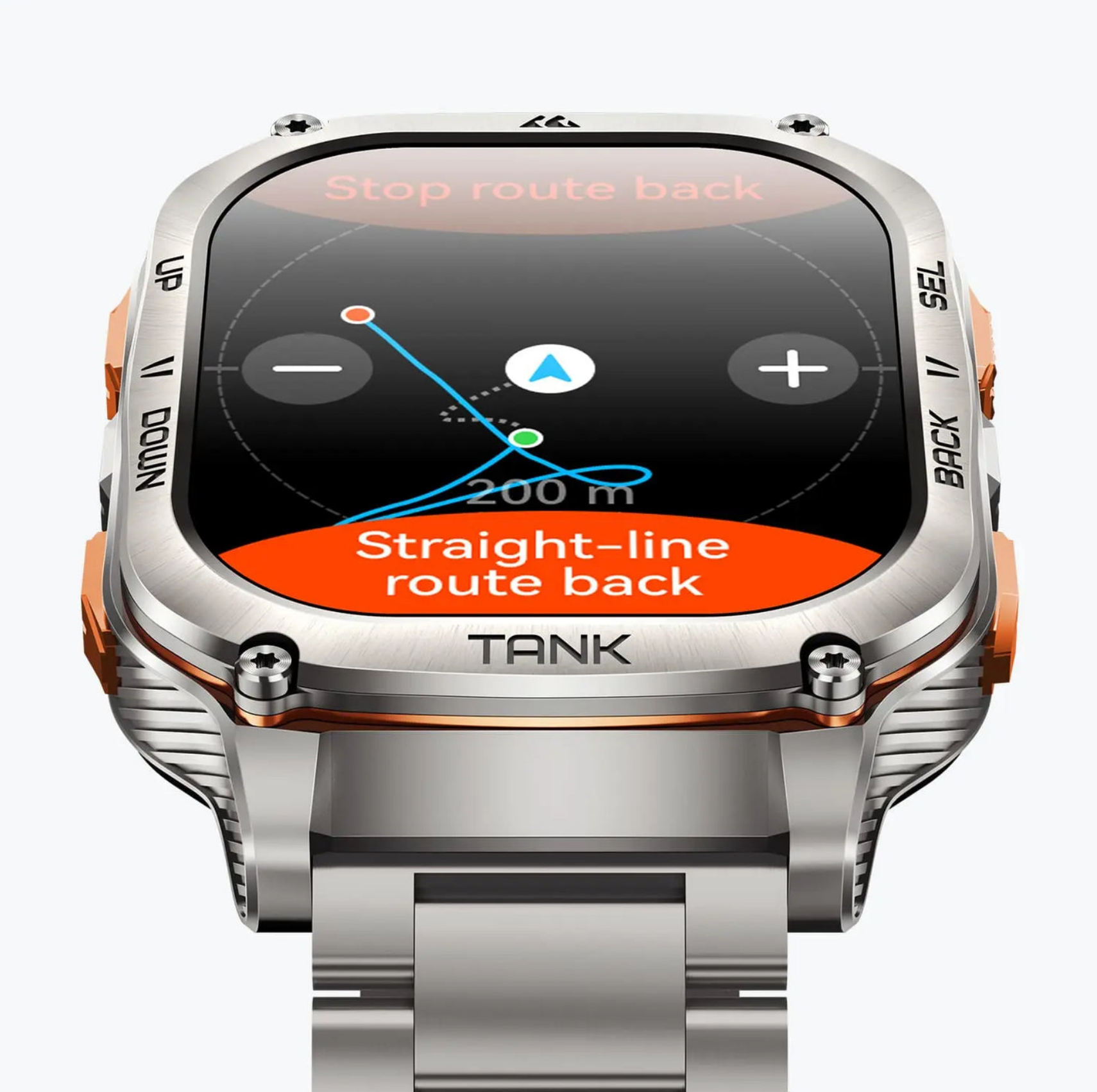 Смарт-часы тактические Kospet Tank M3 Ultra Special Edition Silver — фото 5