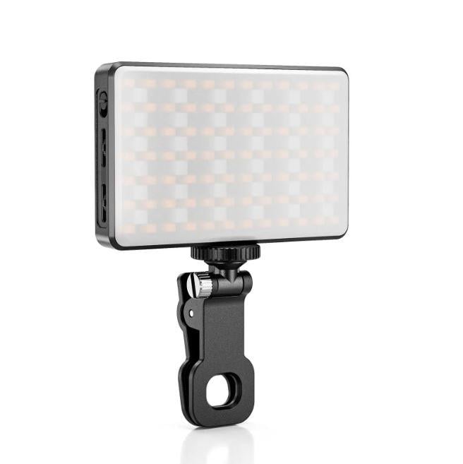 Постоянный свет накамерный с аккумулятором и зажимом RGB LAMP AND 5265 Черный (33094824)