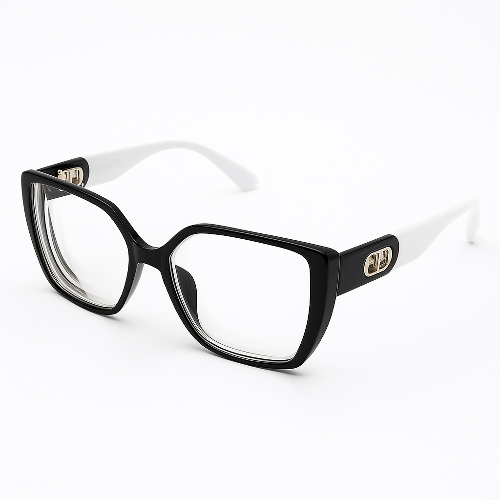 Очки женские с прочной пластиковой оправой для чтения плюс и минус +3.0 Белый (0304) Очки женские с прочной пластиковой оправой для чтения плюс и минус +3.0 Белый (0304)