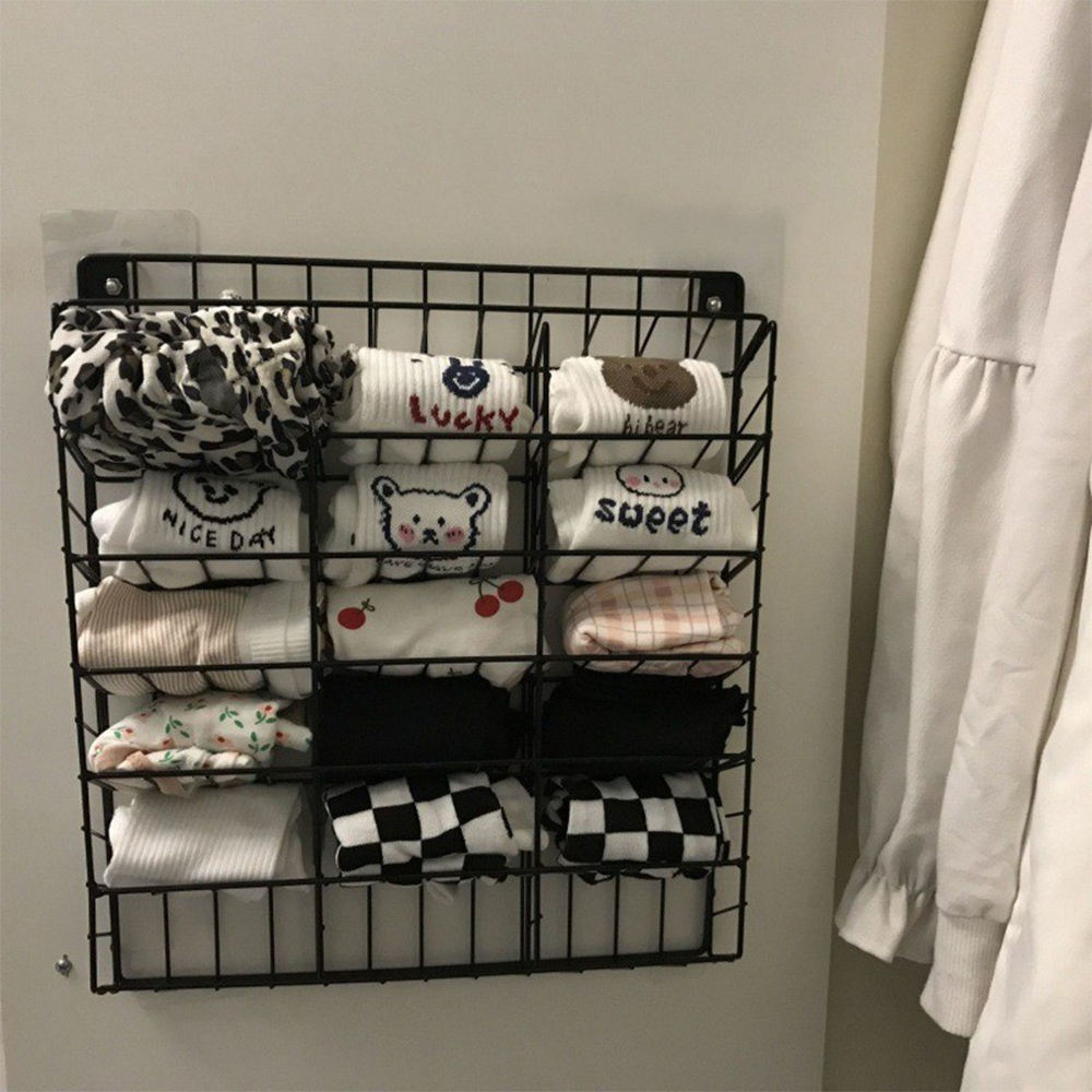 Органайзер настенный для нижнего белья 30x5x35см Черный - фото 10