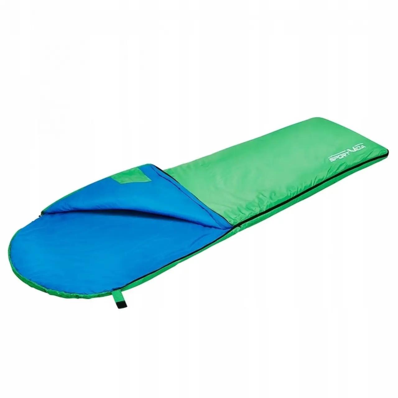 Спальний мішок SportVida SV-CC0013 Green/Blue - фото 3