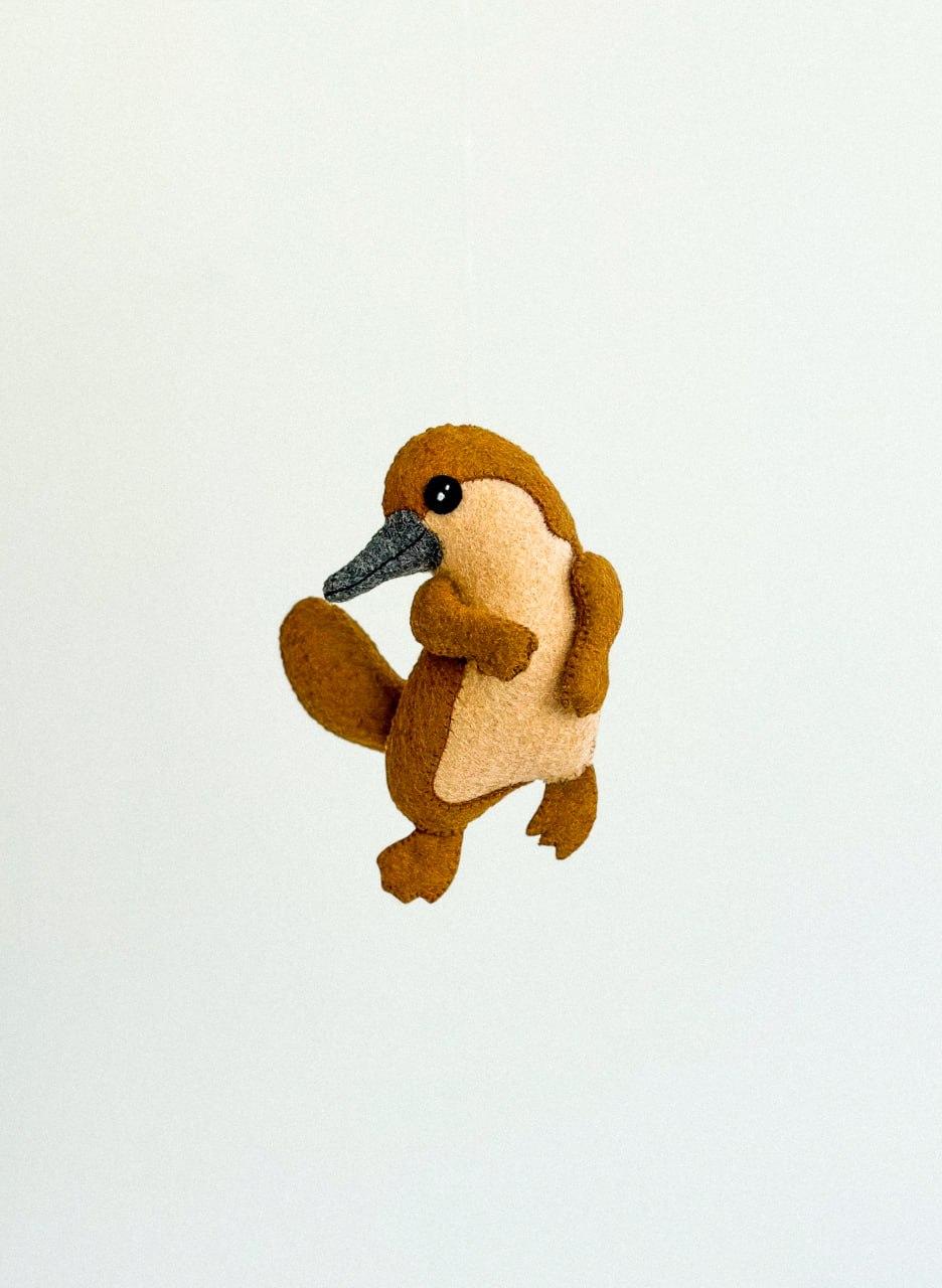 Мягкая игрушка фетровая утконос ручная работа (29472357) - фото 4 Мягкая игрушка фетровая утконос ручная работа (29472357) - фото 4