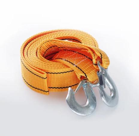 Трос буксирувальний 3 т 4,5 м 50 мм з гачками (111233) - фото 2 Трос буксирувальний 3 т 4,5 м 50 мм з гачками (111233) - фото 2