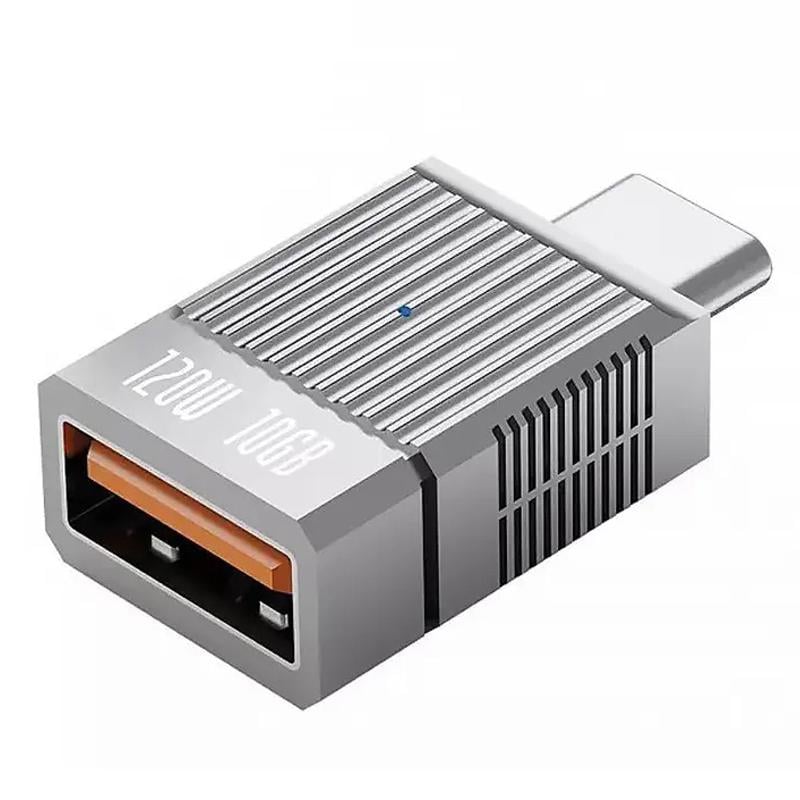 Адаптер OTG Type-C to USB 3.1 Proove Gaming Matrix 10Gbps 120W Silver (HBMA00101006)