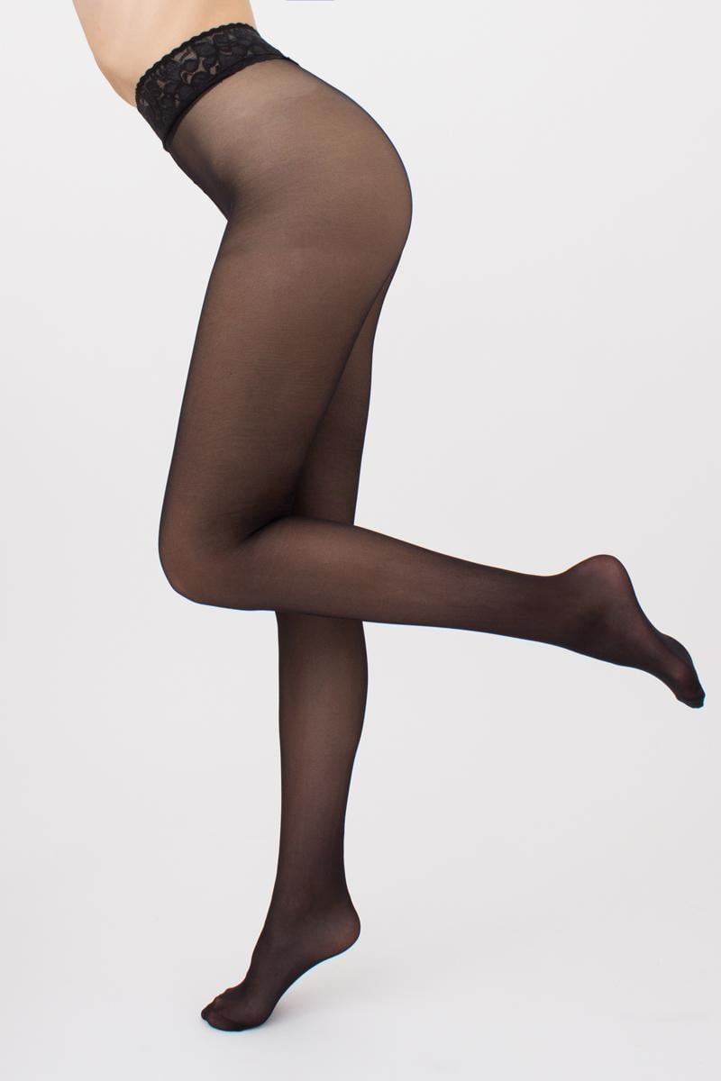 Колготи Giulia IMPRESSO з силіконовим поясом 40 р. 3 Black/Nero (4820040239033)