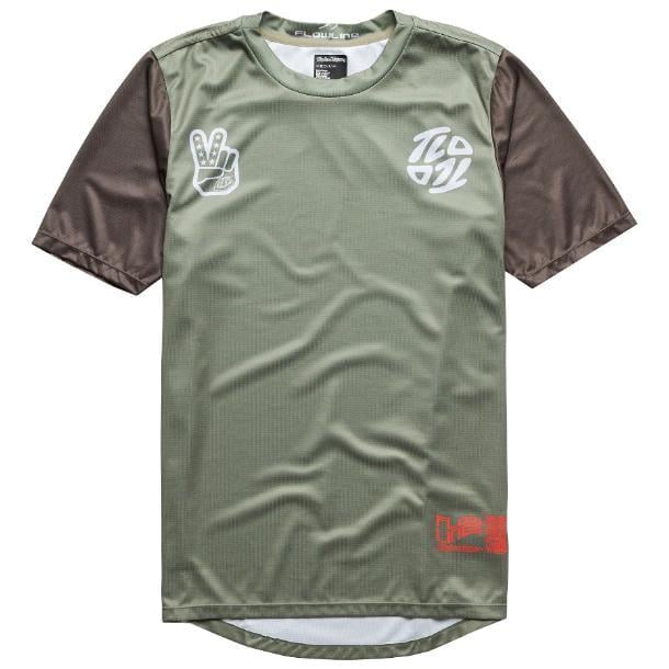 Джерси TLD FLOWLINE SS JERSEY FLIPPED XL Olive (335479015)