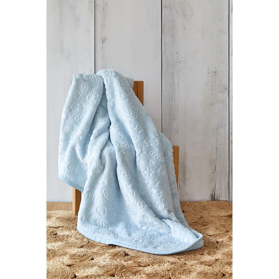Детский плед в кроватку Karaca Home Candy Mavi 2020-2 100х120 (svt-2000022245272)
