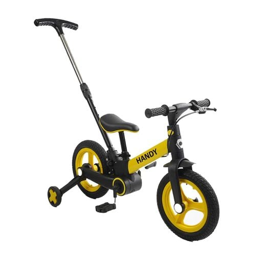 Велосипед-трансформер детский Corso 6490-18 родительская ручка/съемные педали/ручной тормоз/колеса PU 12 (2994735568)