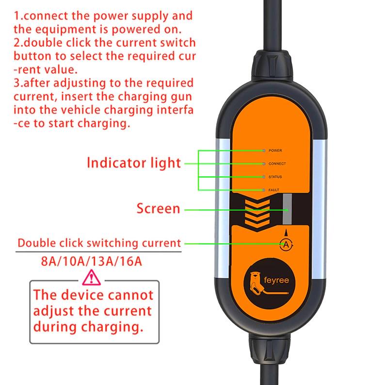 Зарядное устройство для электромобилей Feyree 16 A 3,5 KW 220 V Type 1 - фото 4