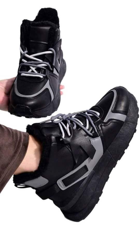 Кроссовки женские Loretta W130-1 зимние р. 38 Черный (30220174) - фото 5