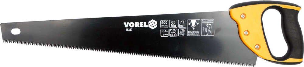 Ножовка по дереву Vorel 500 мм 7 зубьев 1" (28387)