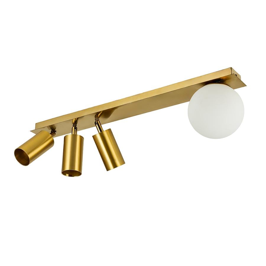 Світильник стельовий куля/спот Levistella 7841022-4 GAB/WH плафон білий Бронза