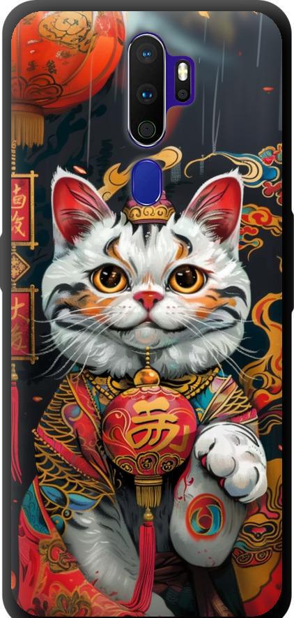 Чехол на Oppo A5 2020 China Cat v2 (6135b-1888-42517)