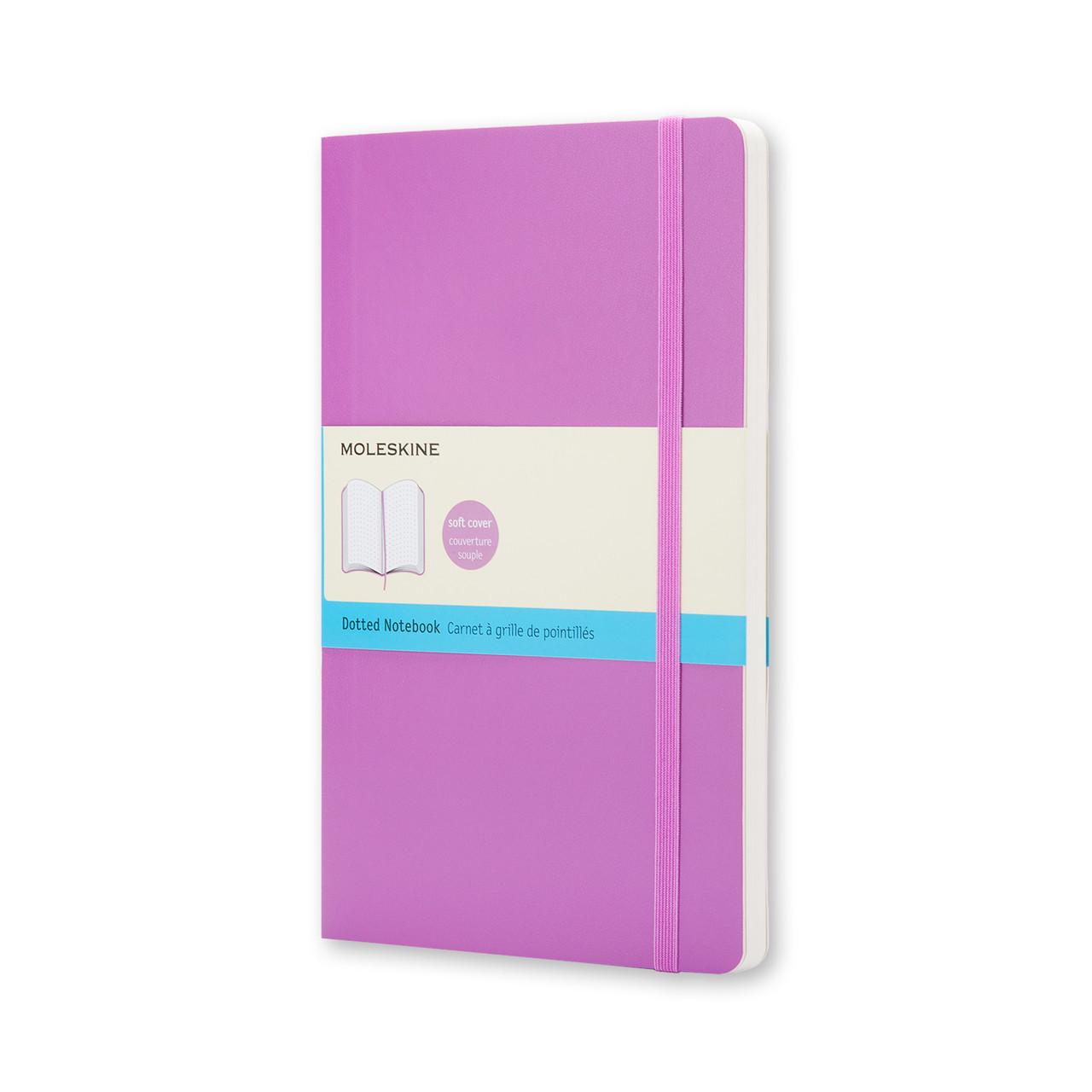 Блокнот Moleskine Classic розовый средний 192 страницы в точку мягкая обложка 13х21 см (QP619H4)