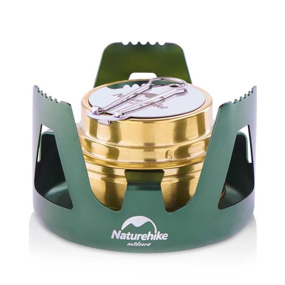 Пальник спиртовий Naturehike NH Alcohol Burner steel NH18L001-T Зелений (12586339)