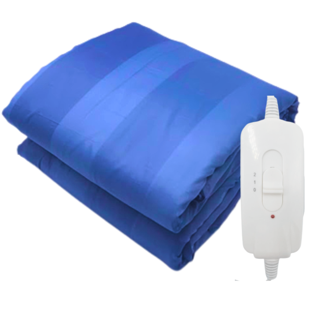 Электропростынь Electric Blanket с подогревом двухспальная однозонная в чехле 140х160 см Синий (10622) - фото 1