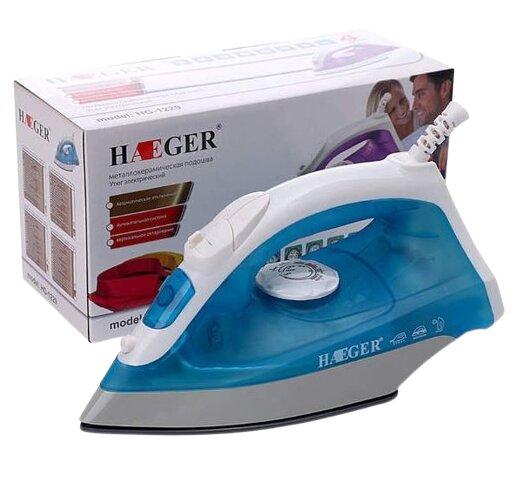 Утюг паровой HG-1229 самоочистка 1200 Вт Белый/Синий (HG-1229_292)