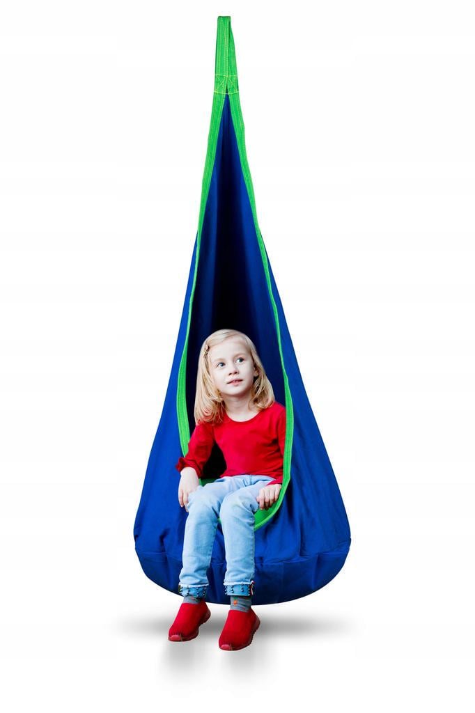 Кресло-качели подвесные NEO-SPORT кокон и подушка Синий (110000) - фото 2