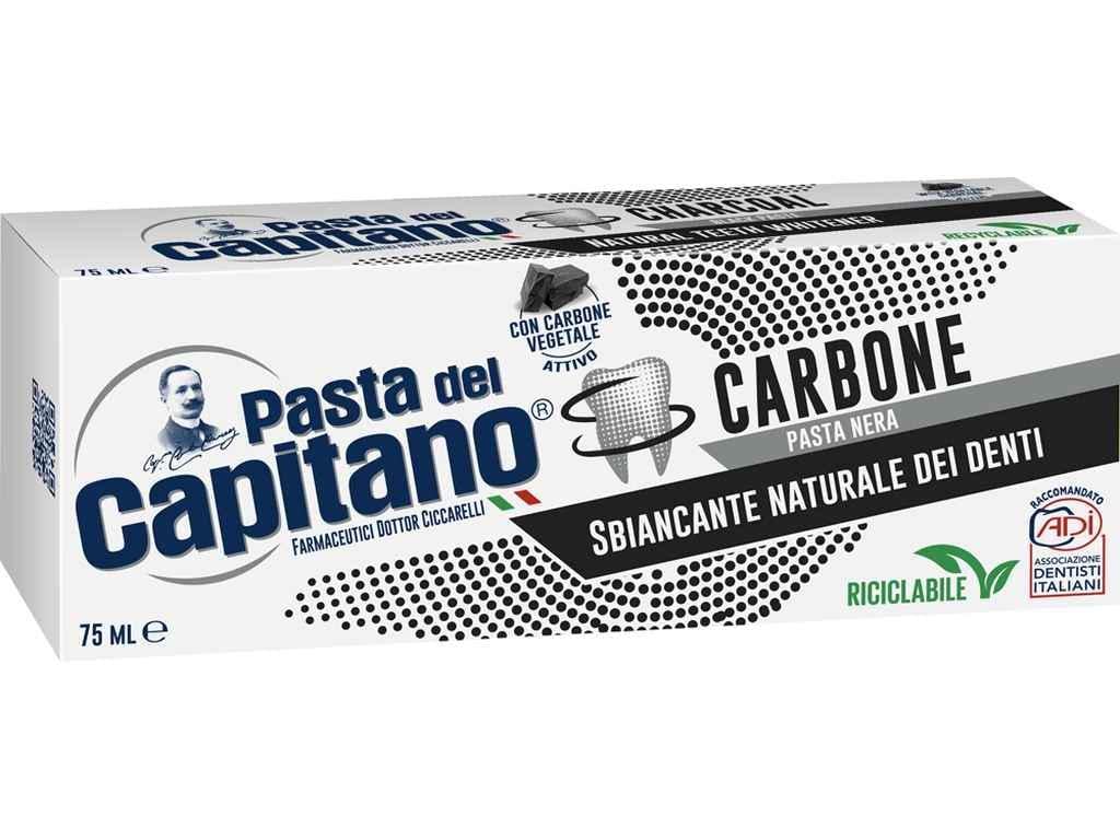 Зубная паста Pasta Del Capitano Charcoal с активированным углем 75 мл (914950)