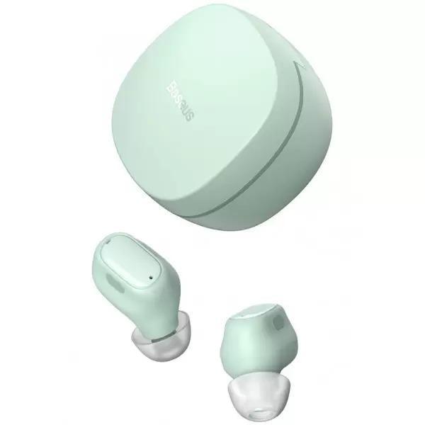 Наушники беспроводные Baseus Bluetooth Encok TWS WM01 Зеленый (587132)