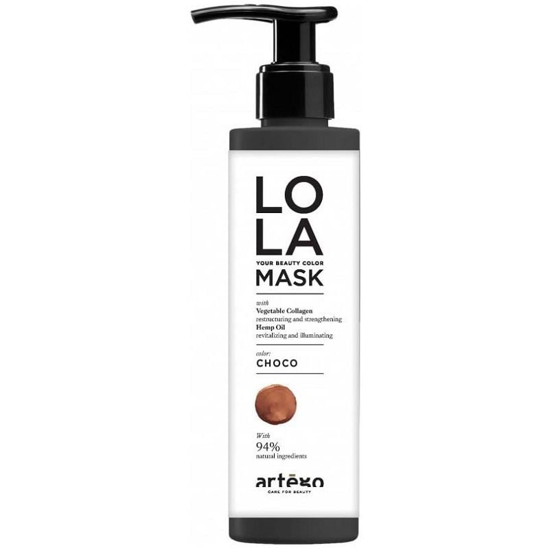 Маска для волосся тонуюча Artego Lola Mask Choco Шоколад 200 мл (2028210214)