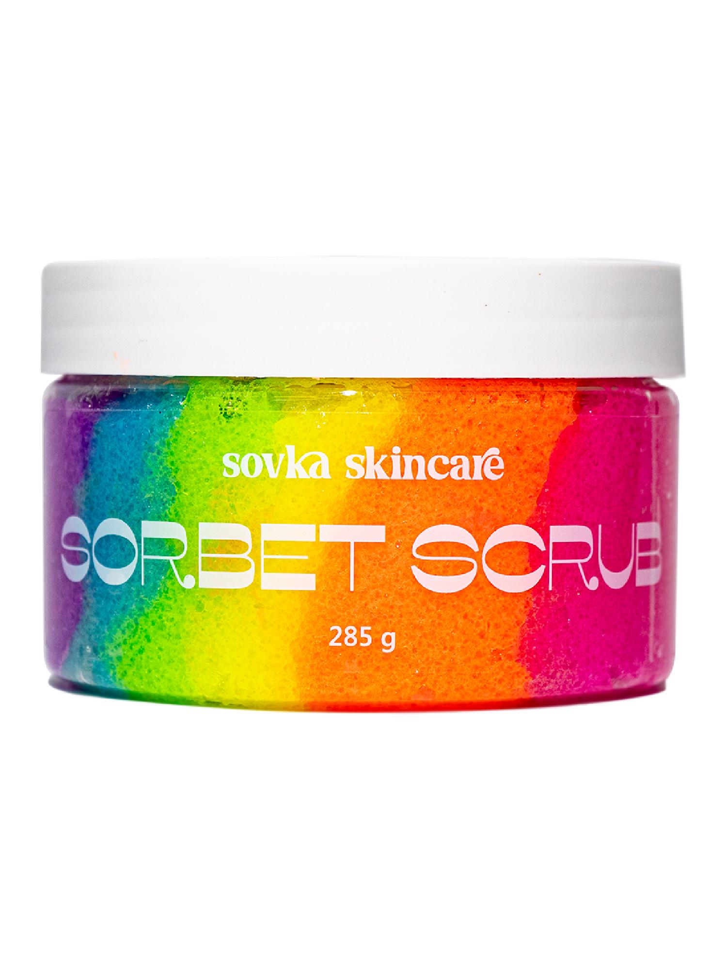 Скраб для тіла Sorbet Scrub Fruit Rainbow Sovka Skincare 285 г (S003)