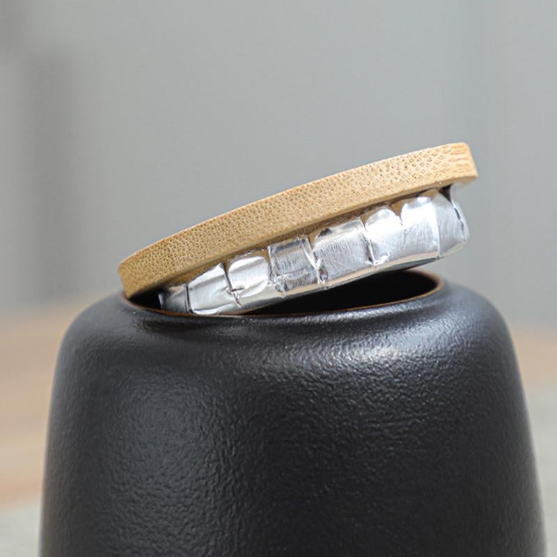 Дорожній набір 45521 для чайної церемонії з 8 предметів керамічний Black - фото 4 Дорожній набір 45521 для чайної церемонії з 8 предметів керамічний Black - фото 4