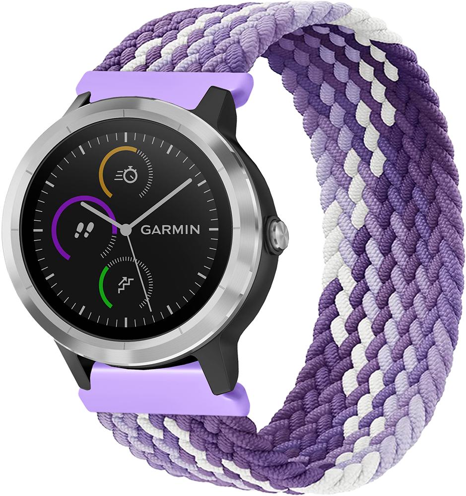 Ремінець Solo Loop Multi для Garmin Vivoactive 3 135 мм Purple (23102)