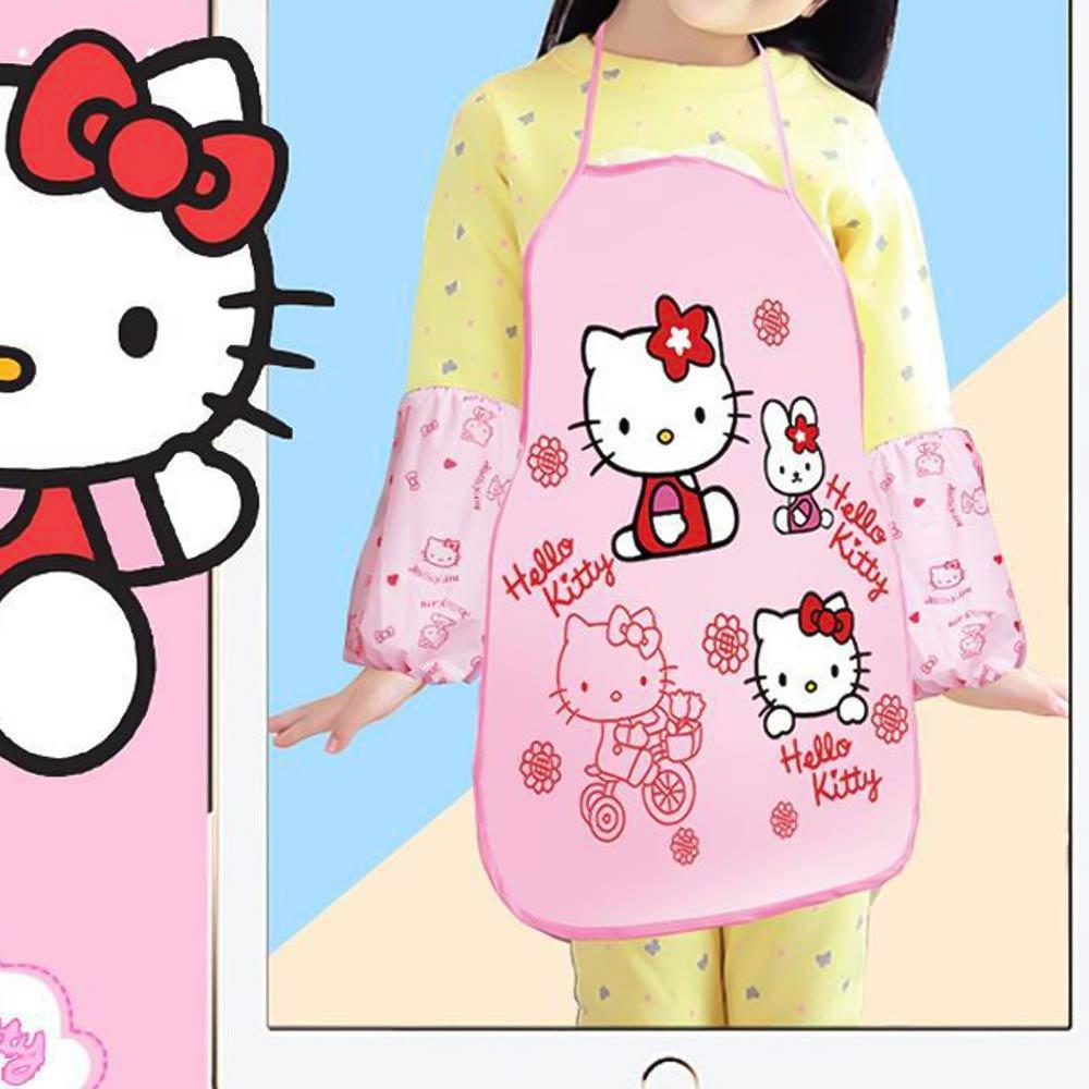 Детский фартук с нарукавниками Hello Kitty Розовый (OK0080) - фото 3