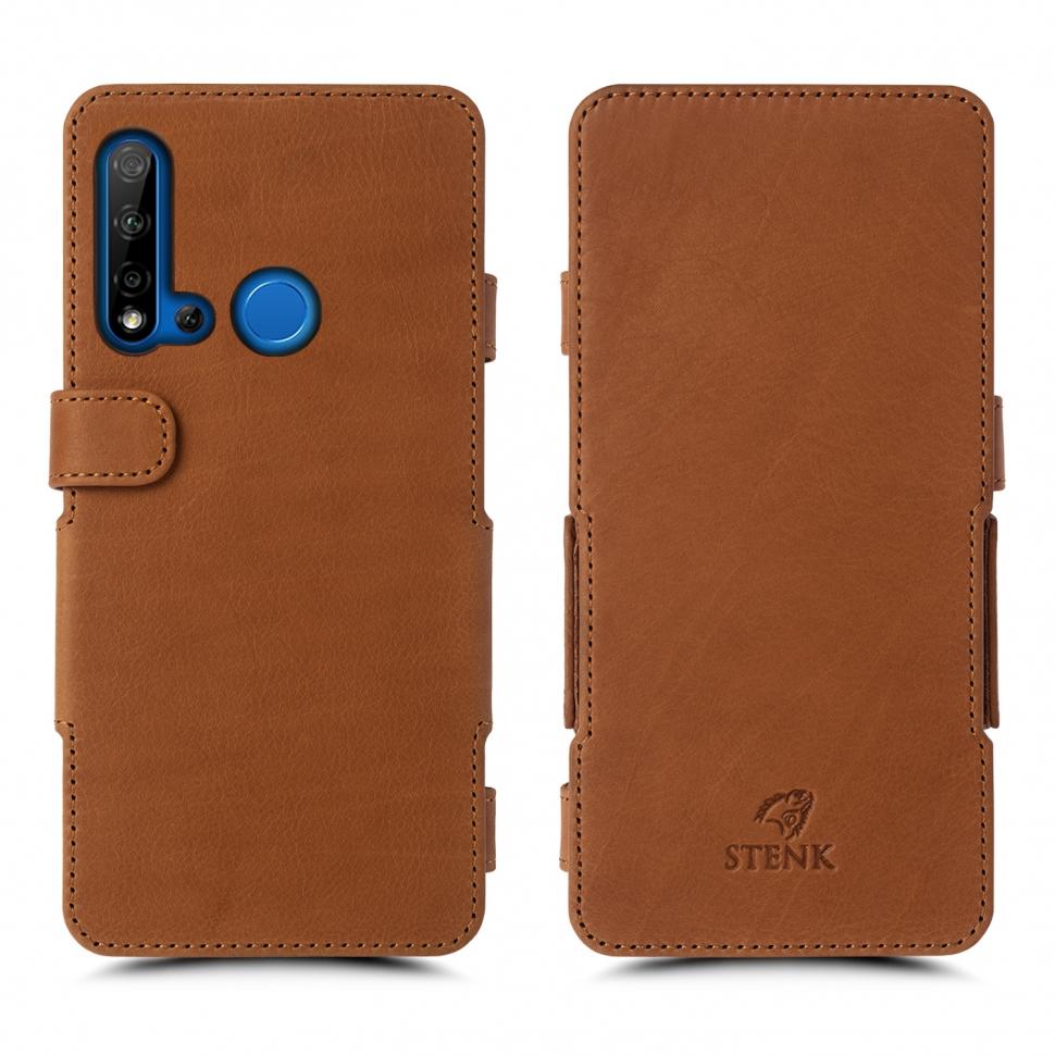 Чехол книжка Stenk Prime для Huawei Nova 5i Camel (66833)