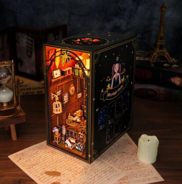 Румбокс книжный 3D DIY CuteBee Бук Нук Магическая Мастерская со светом - фото 2