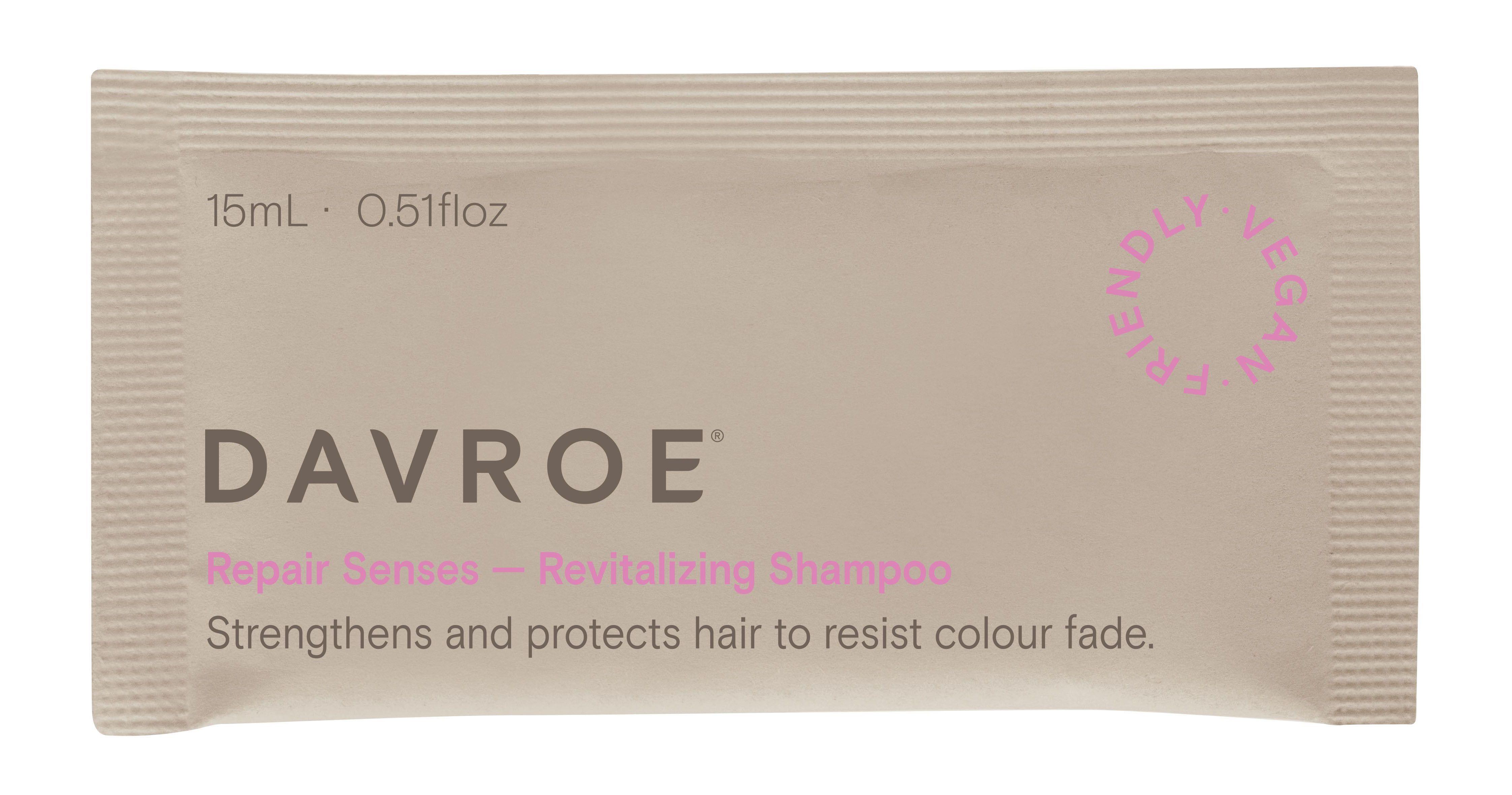Шампунь делікатний відновлюючий Davroe Repair Senses Revitalising Shampoo 15 мл