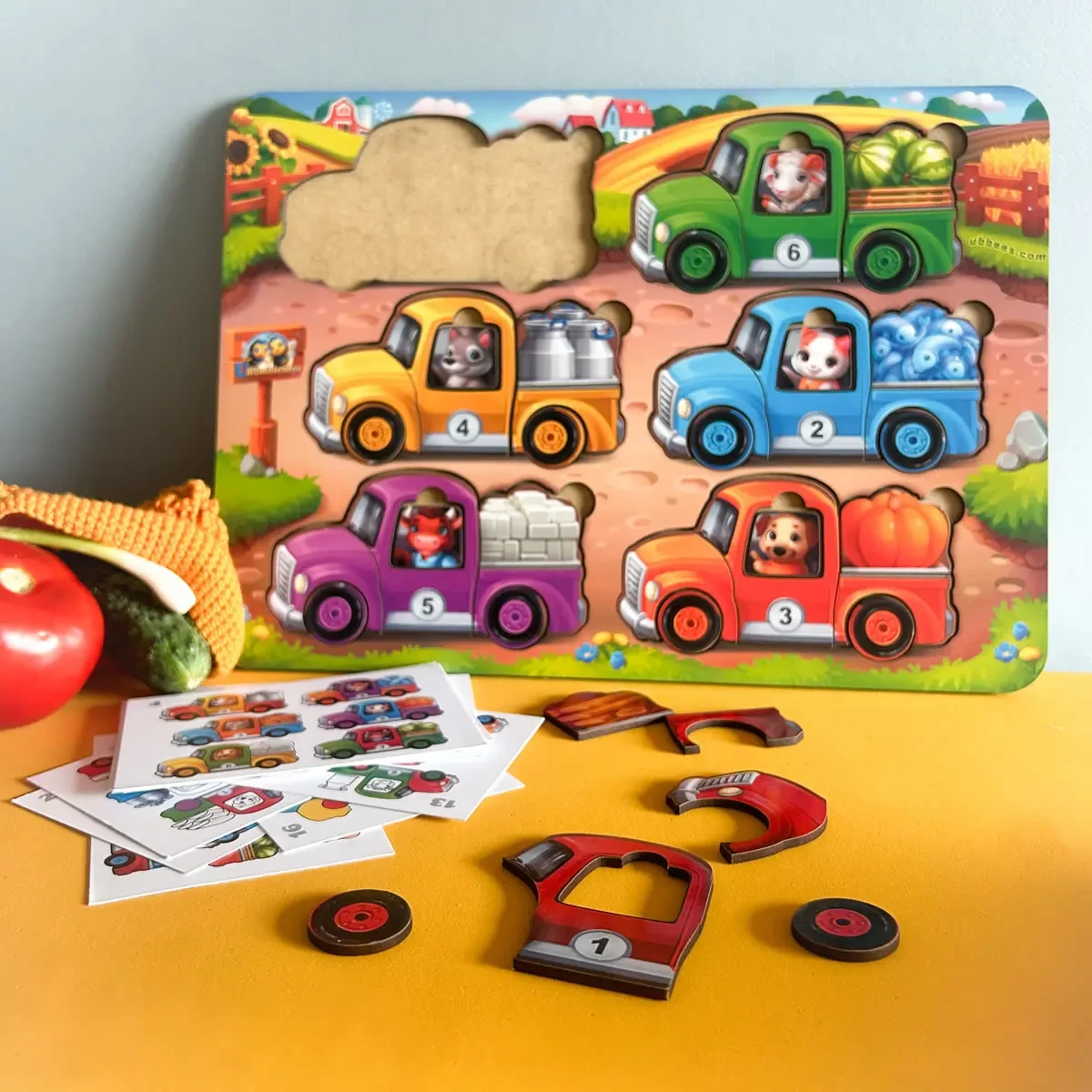 Гра з картками Тварини на вантажівках літо (2388142355) - фото 6 Гра з картками Тварини на вантажівках літо (2388142355) - фото 6