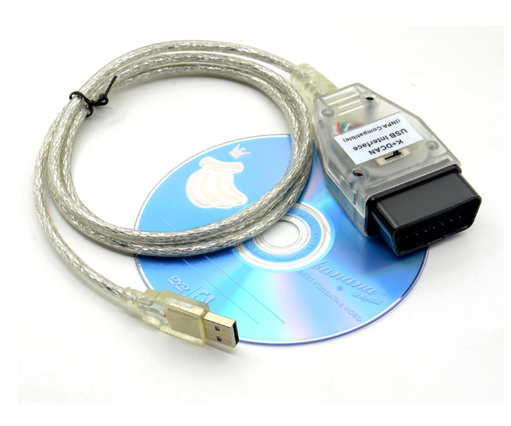 Характеристики Переходник BMW 20 pin OBD для INPA K+DCAN (USB)