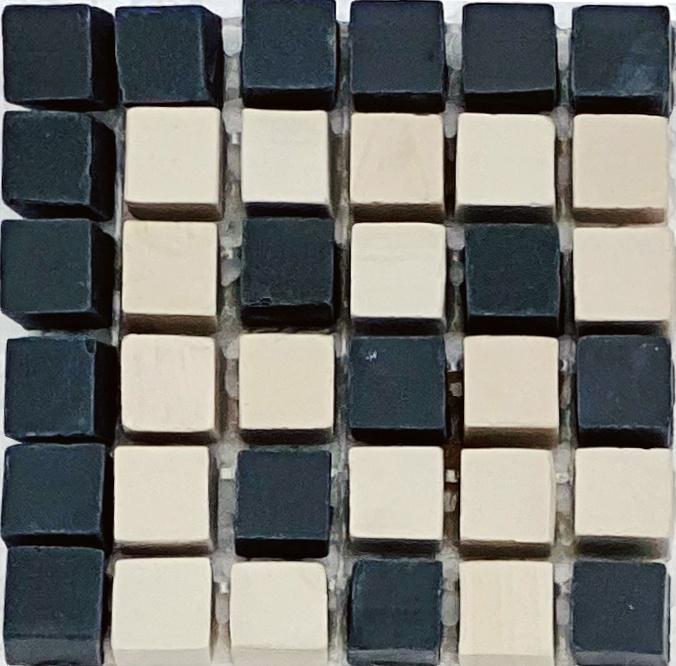 Мозаїка з керамограніту Kotto Ceramica MI7 K060804 Lviv Legends кут фриза Beige/Nero (002885)