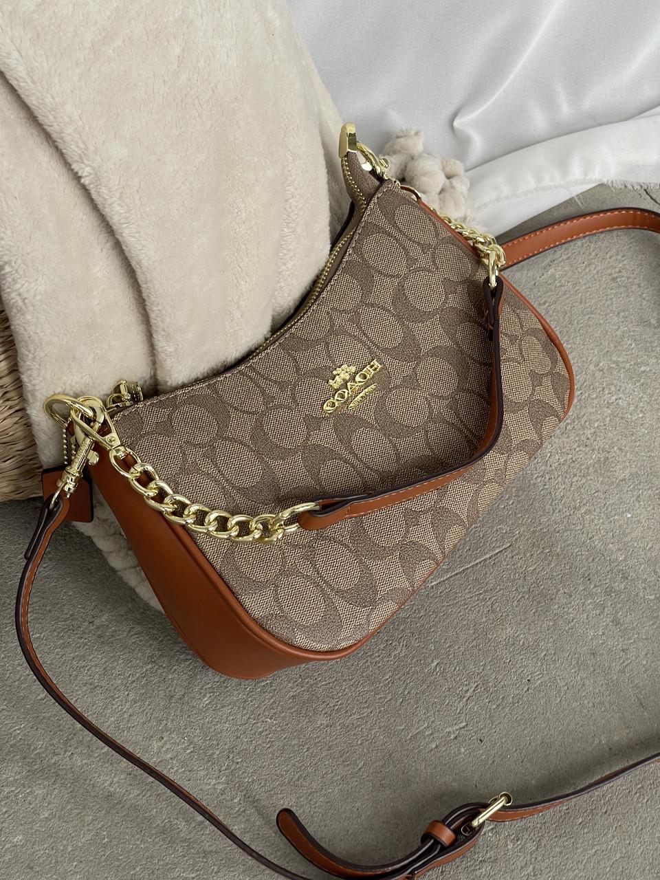 Сумка жіноча Coach Bolso de hombro Teri через плечі Коуч Бежевий (2674035947) Сумка жіноча Coach Bolso de hombro Teri через плечі Коуч Бежевий (2674035947)