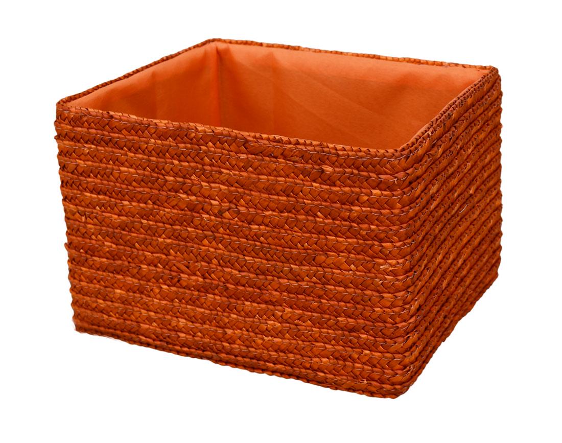 Корзина плетеная Handy Home 25х19х17 см Оранжевая (HZ-913-3)