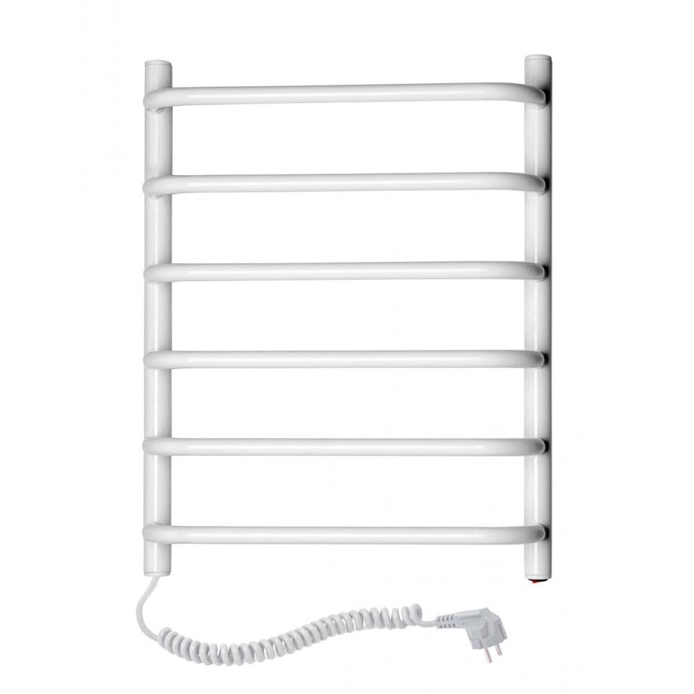 Полотенцесушитель электрический SANTAN Лестница Симфония левосторонняя 480х600 мм Белый (111944)