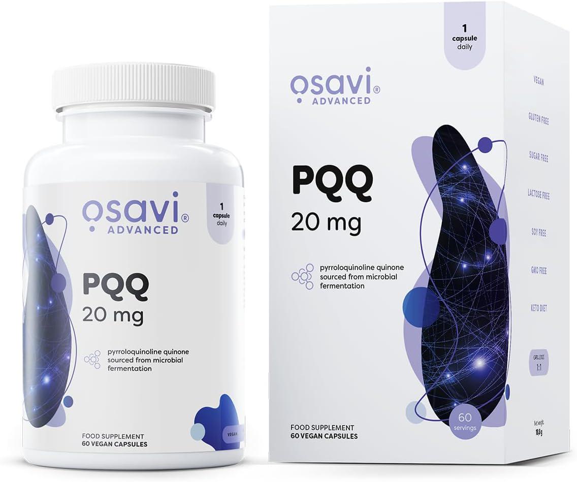Пирролохинолинхинон Osavi PQQ 20 mg vegan 60 caps
