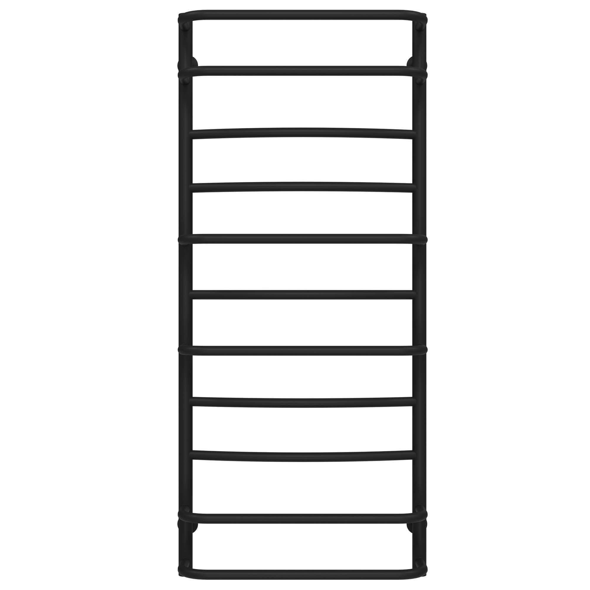 Полотенцесушитель водяной Deffi Аквамикс П11 нижнее подключение нержавеющая сталь 500х1200 мм Черный (C.AM.120.50.11.B.A)