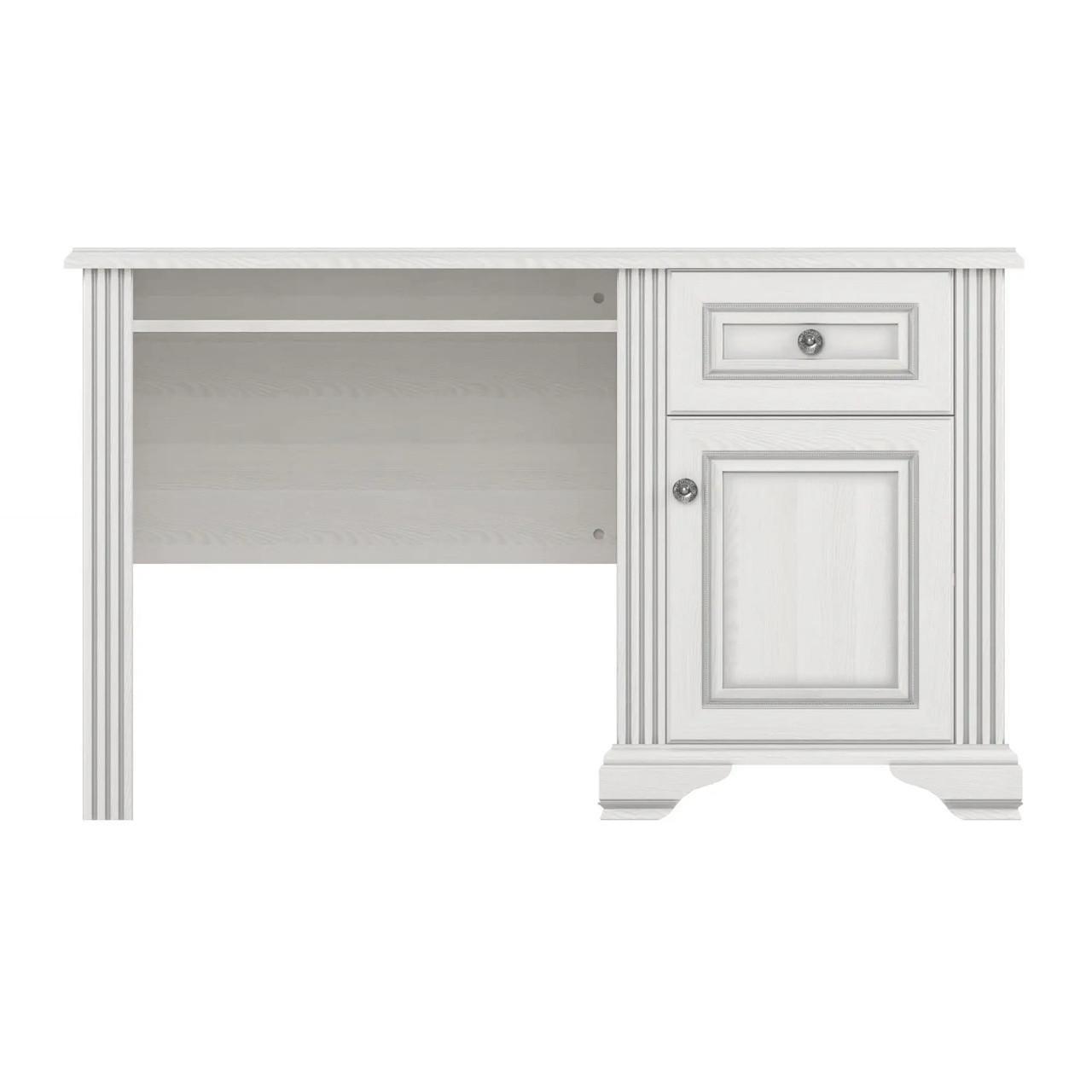 Стіл комп'ютерний Гербор Вайт 130 Ясен сніжний/Сосна срібна (GRB-1281)