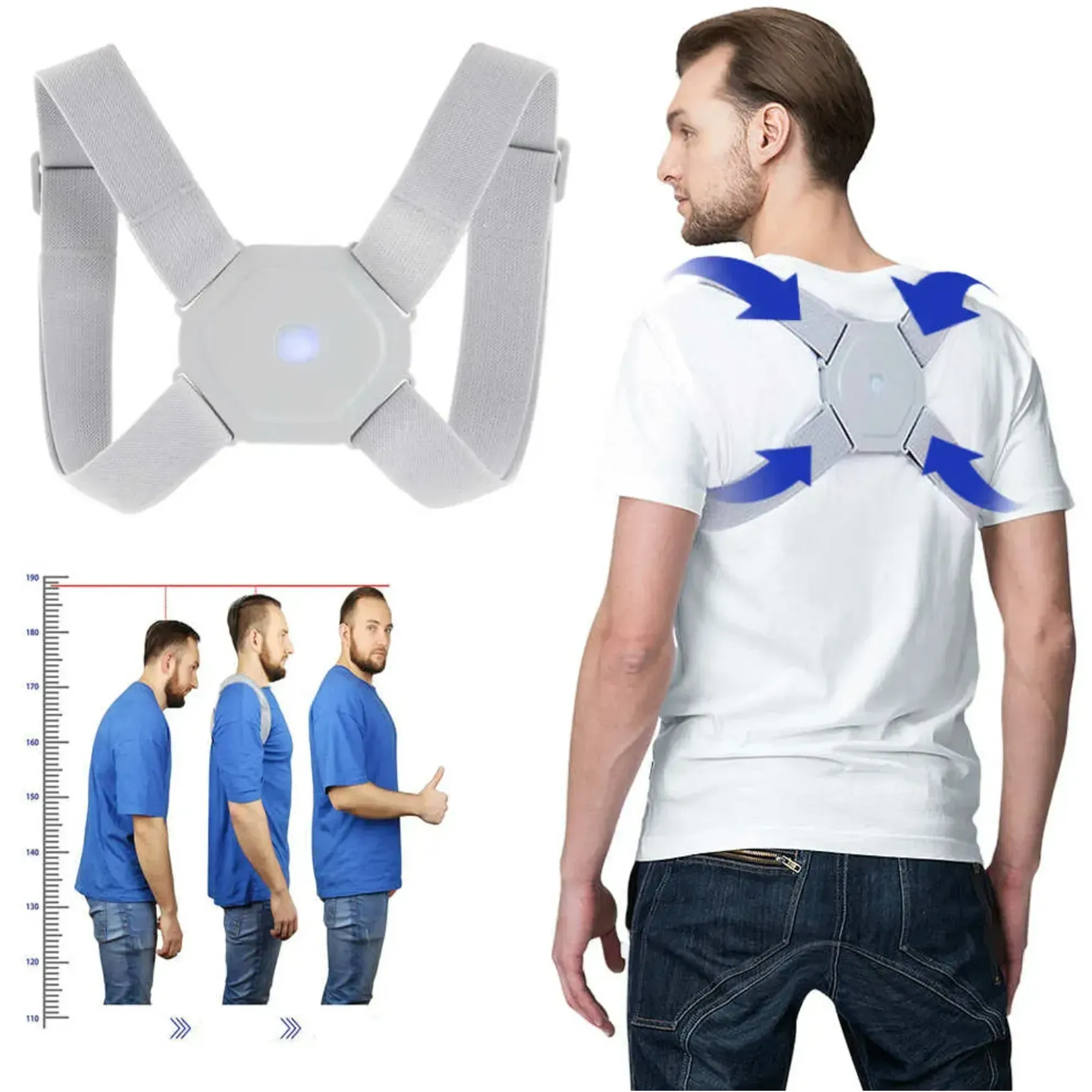 Коректор постави ортопедичний Nuoyi miao smart sensor corrector (30638767) - фото 6 Коректор постави ортопедичний Nuoyi miao smart sensor corrector (30638767) - фото 6