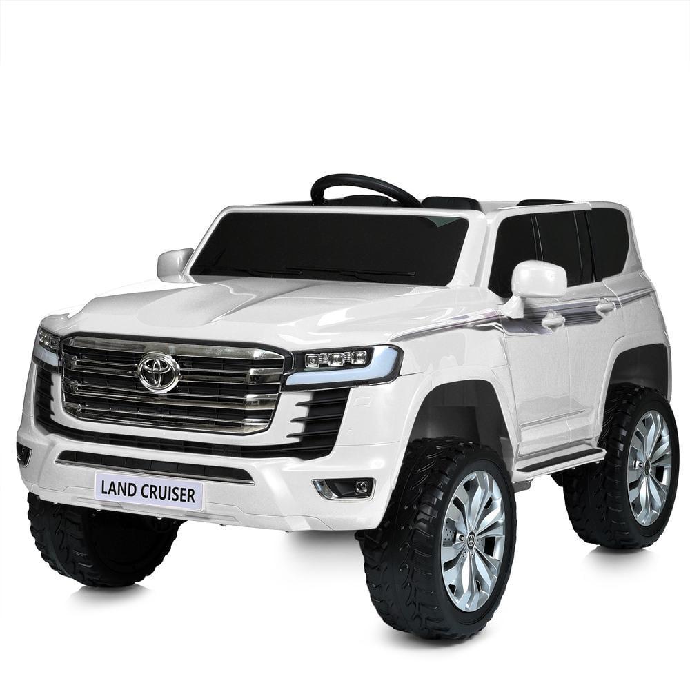 Детский электромобиль Bambi джип Toyota Land Cruiser M 6146EBLR Белый