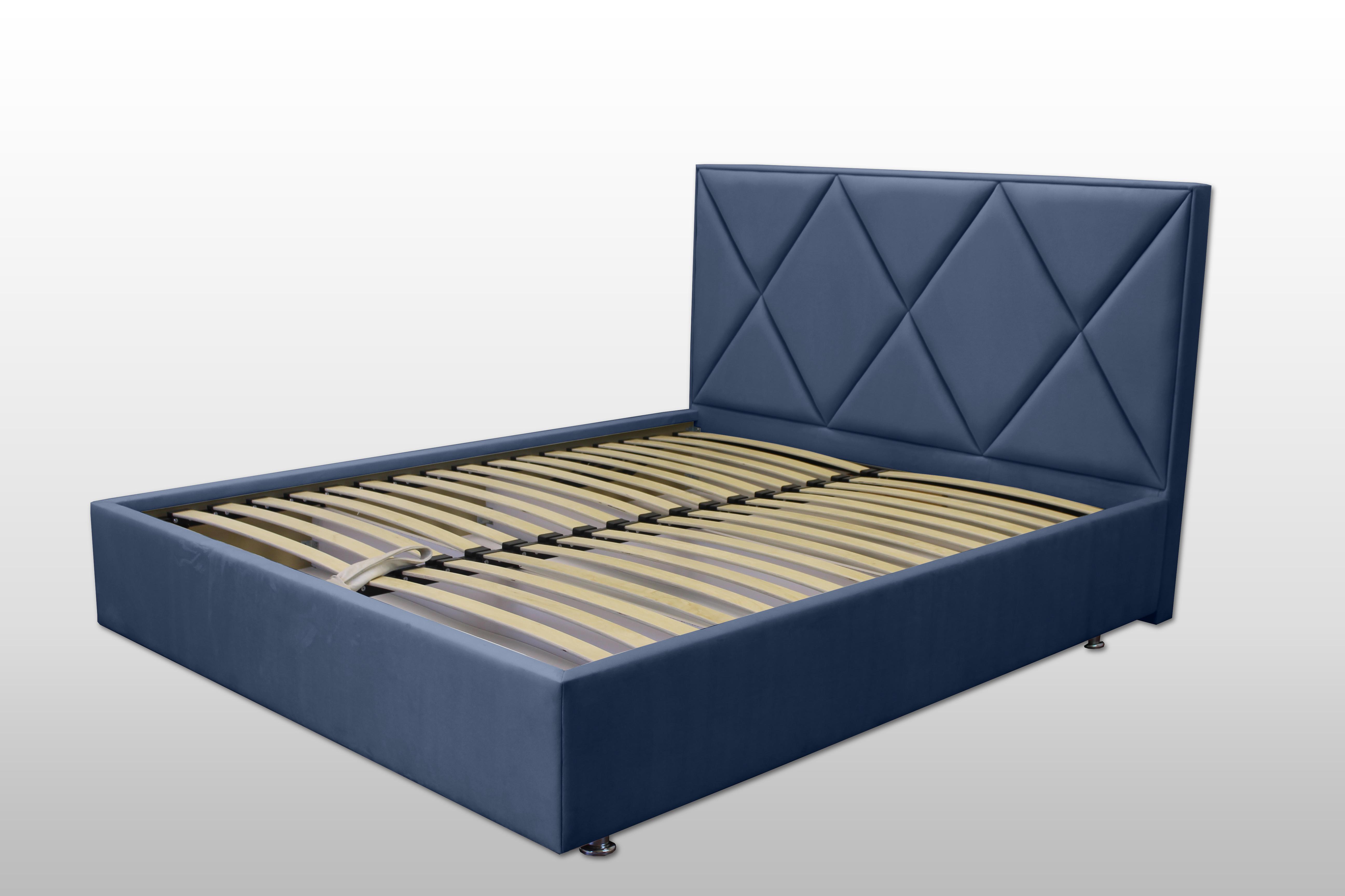 Кровать Ронда с подъемным механизмом 180х200 см Allure Navy (10692711)
