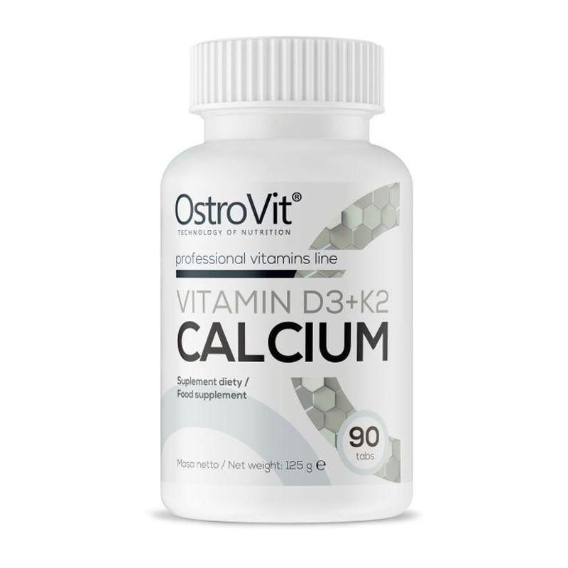 Вітаміни Ostrovit Vitamin D3K2 Calcium 90 tabl - фото 1