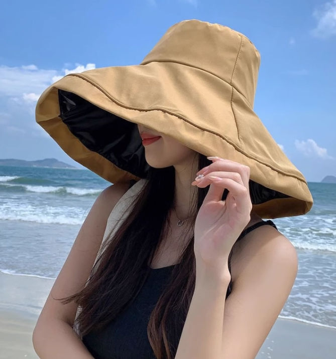 Шляпа-панама с широкими загнутыми полями UPF50+ 54-58 см Коричневый (35-79-1303-К)