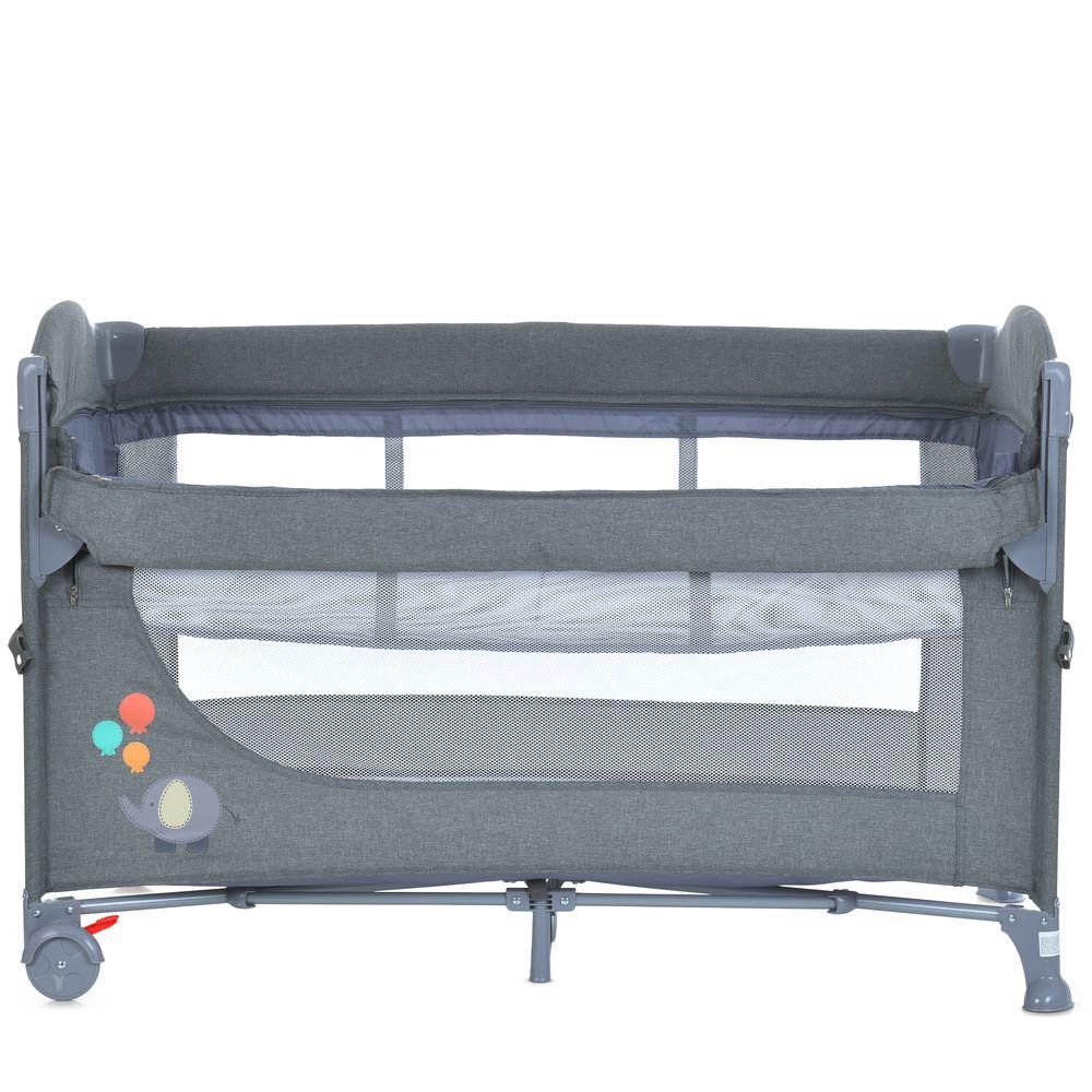 Манеж для младенцев ME 1098 UNITY+ 2 уровня/чехол/пеленатор/кольца/карман Gray (27352782) - фото 6 Манеж для младенцев ME 1098 UNITY+ 2 уровня/чехол/пеленатор/кольца/карман Gray (27352782) - фото 6