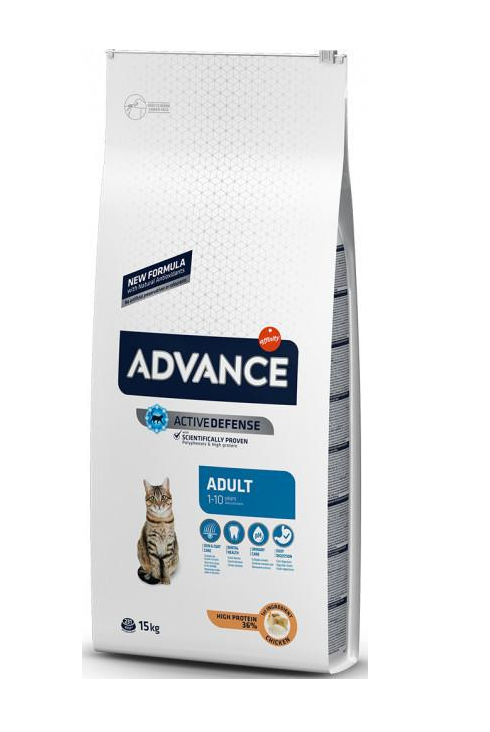 Корм сухий для кішок Advance Cat Chicken & Rice 15 кг