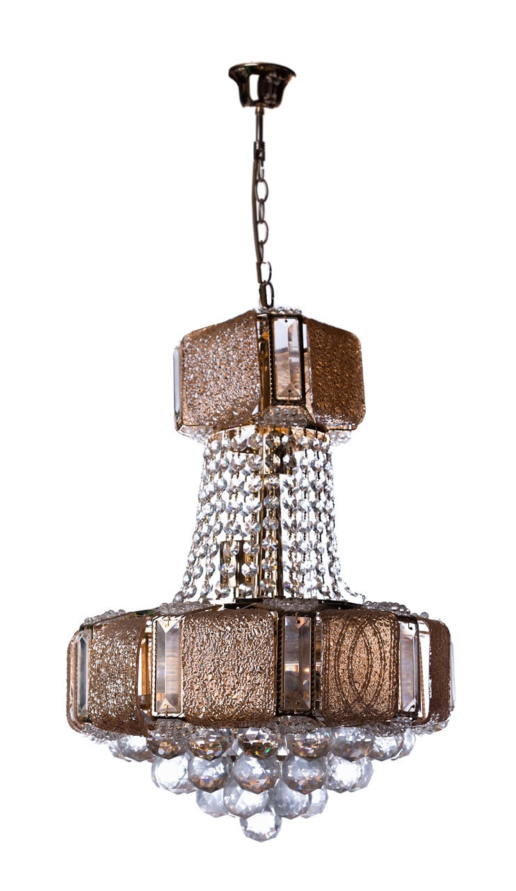 Люстра хрустальная подвесная Sunlight на 7 ламп (0800/7 E)